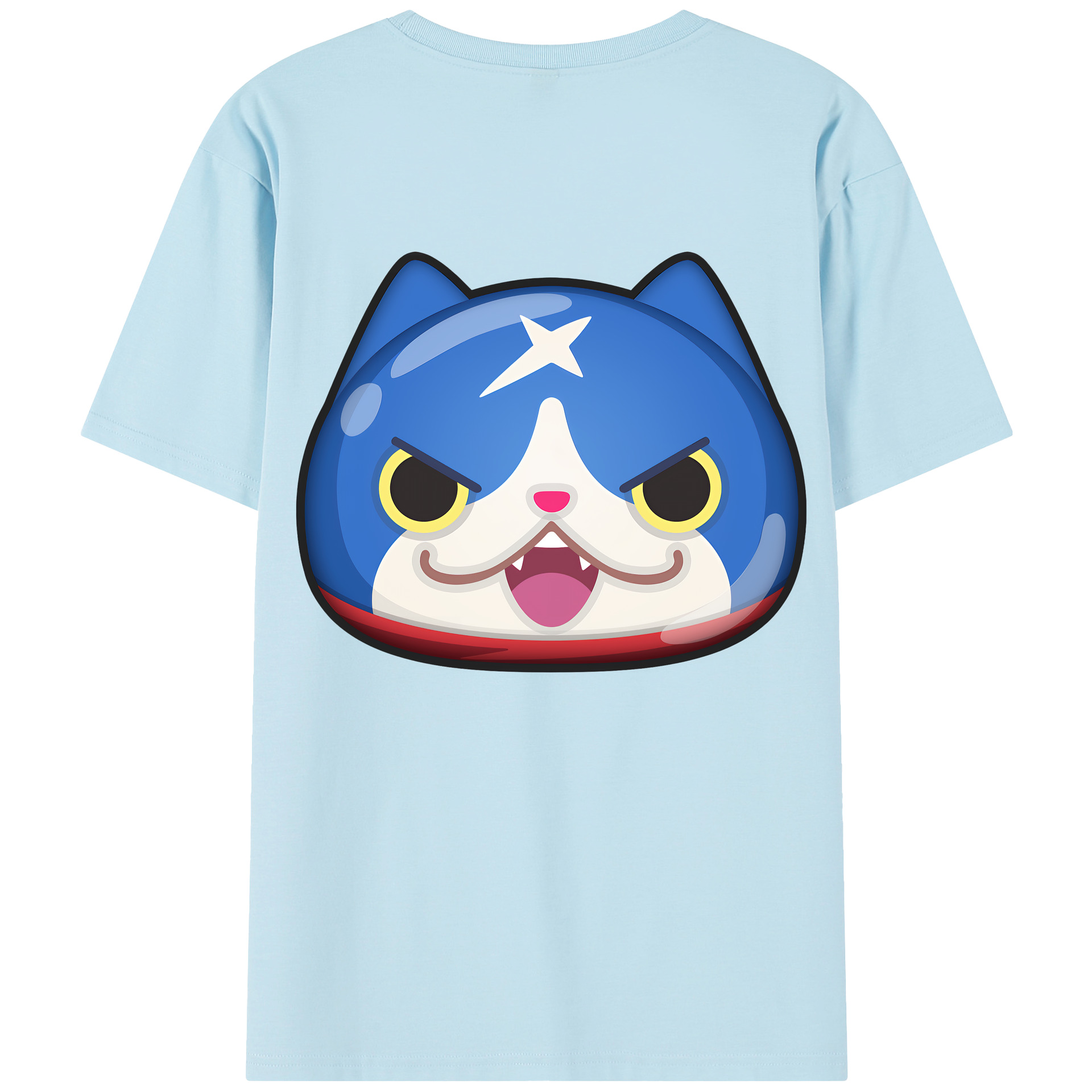（画像用） 妖怪ウォッチ Yo-kai Watch 綿100％半袖Tシャツ（背面プリント）